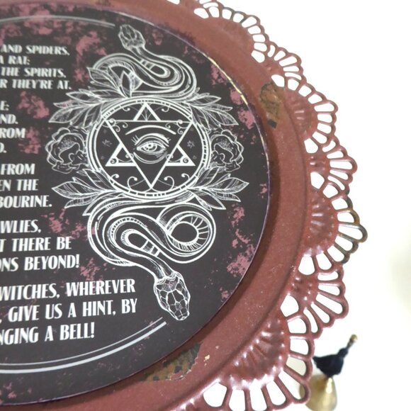 NEW DISNEY HAUNTED MANSION MADAME LEOTA PROP GOTHIC SUMMONING SPELL BELL ODDITY - Picture 8 of 15